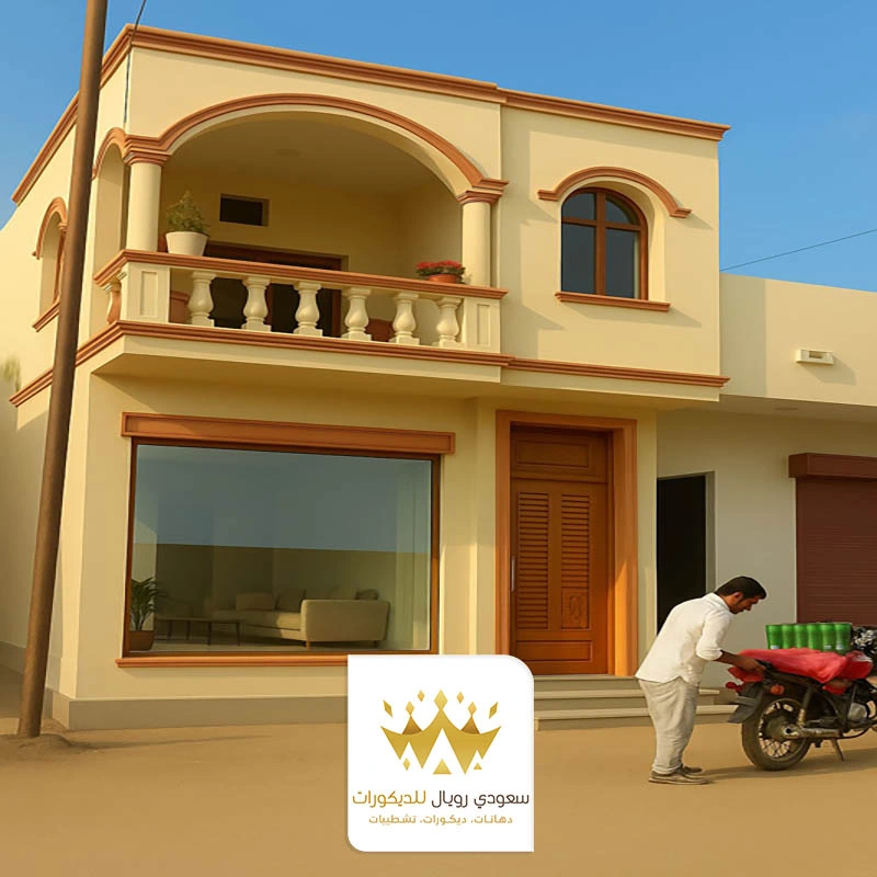 رشة خارجية للواجهات في جدة